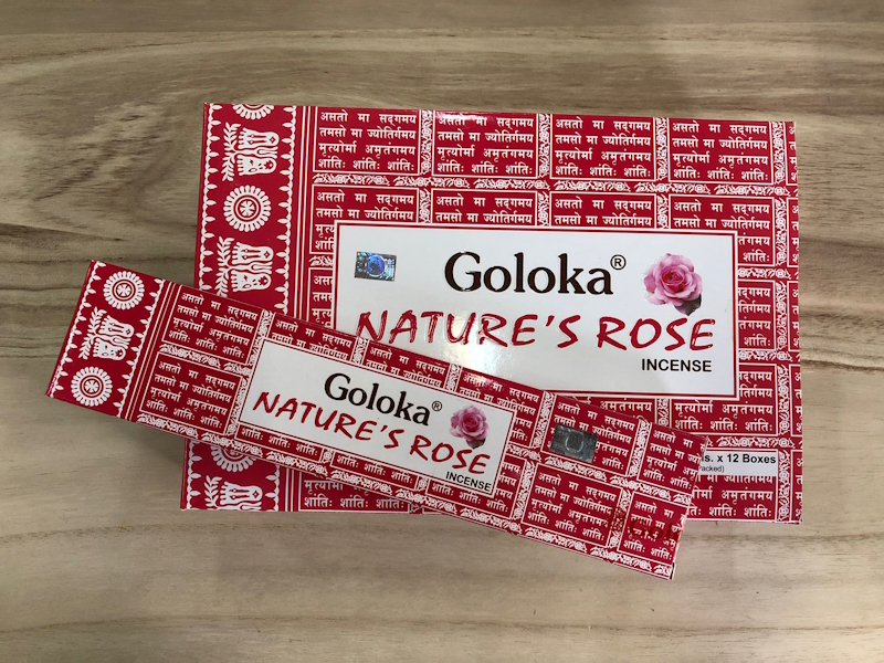 Incienso Goloka Natures Rosa